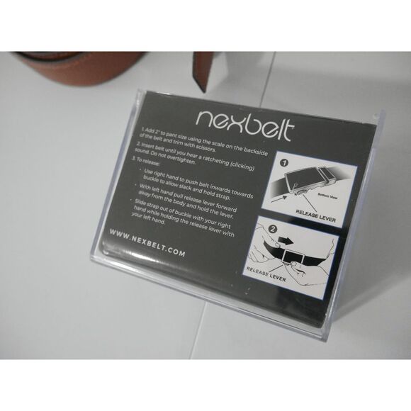 Nexbelt Classic Colour Cognac V.4 Men's Golf Belt  fits up to 45" waist - Picture 5 of 5